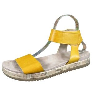 Soul Naturalizer Detail Women Sandal Size 10 Casual Comfort Yellow Synthetic